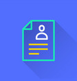 business report - icon for graphic and web vector image