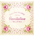 luxurious color peony label vector image