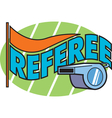 referee vector image vector image