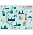 visit bangkok vector image
