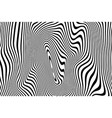 abstract pattern wavy curve lines ripple black vector image