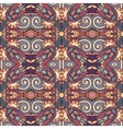 seamless geometry vintage pattern ethnic style vector image