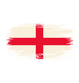 english flag brush grunge background vector image