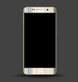 realistic smartphones mockups vector image
