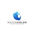 water abstract template vector image