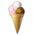 ice cream vector image