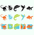 zoo animal set vector image