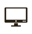 screen monitor computer device technology vector image