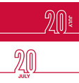 set template banners vector image