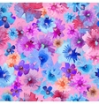 abstract watercolor flower pattern modern vector image vector image