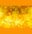 abstract yellow gold bokeh light luxury vector image