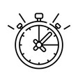 alarm sound line icon concept sign outline vector image vector image