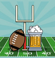 super bowl american football vector image