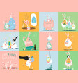 happy easter day card design vector image vector image