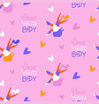 women feminist seamless pattern girls doing sport vector image vector image