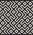 stylish lines lattice ethnic monochrome texture vector image