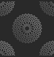 seamless islamic pattern with radial ornament vector image