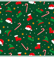 seamless pattern for christmas vector image