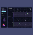 elements of infographics and statistics vector image vector image