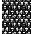 set of hand drawn skulls vector image