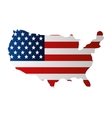 united states of america map vector image