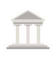 ancient greek building icon image vector image