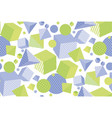 pale color geometry shapes seamless pattern vector image