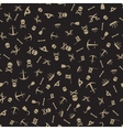 pirate seamless pattern background vector image