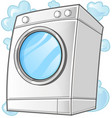 washing machine clip art vector image vector image