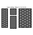 laser modern pattern set decorative vector image