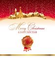 christmas card vector image vector image