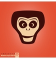 monkey logo template vector image