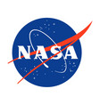 nasa logo vector image