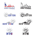 new york symbol vector image vector image