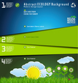 modern nature background vector image vector image