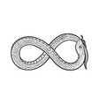 Infinity symbol with stars Royalty Free Vector Image