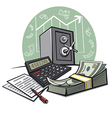 financial accounting vector image vector image