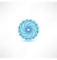 abstract arrow icon vector image vector image