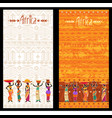 ethnic seamless pattern background vector image vector image