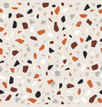 modern terrazzo seamless pattern decorative vector image vector image