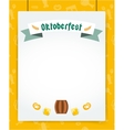 oktoberfest celebration background poster vector image