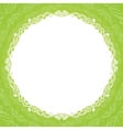 vintage radial ornament with background vector image