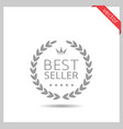 best seller icon vector image