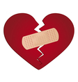 fix a broken heart concept vector image vector image
