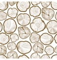 wood ring saw cuts seamless pattern vector image vector image