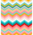 beige pink red and turquoise chevron seamless vector image vector image