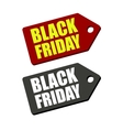 black friday sales tag set vector image