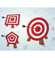 bullseye vector image