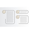 steps infographic design elements thin contour vector image