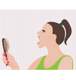 hair loss vector image